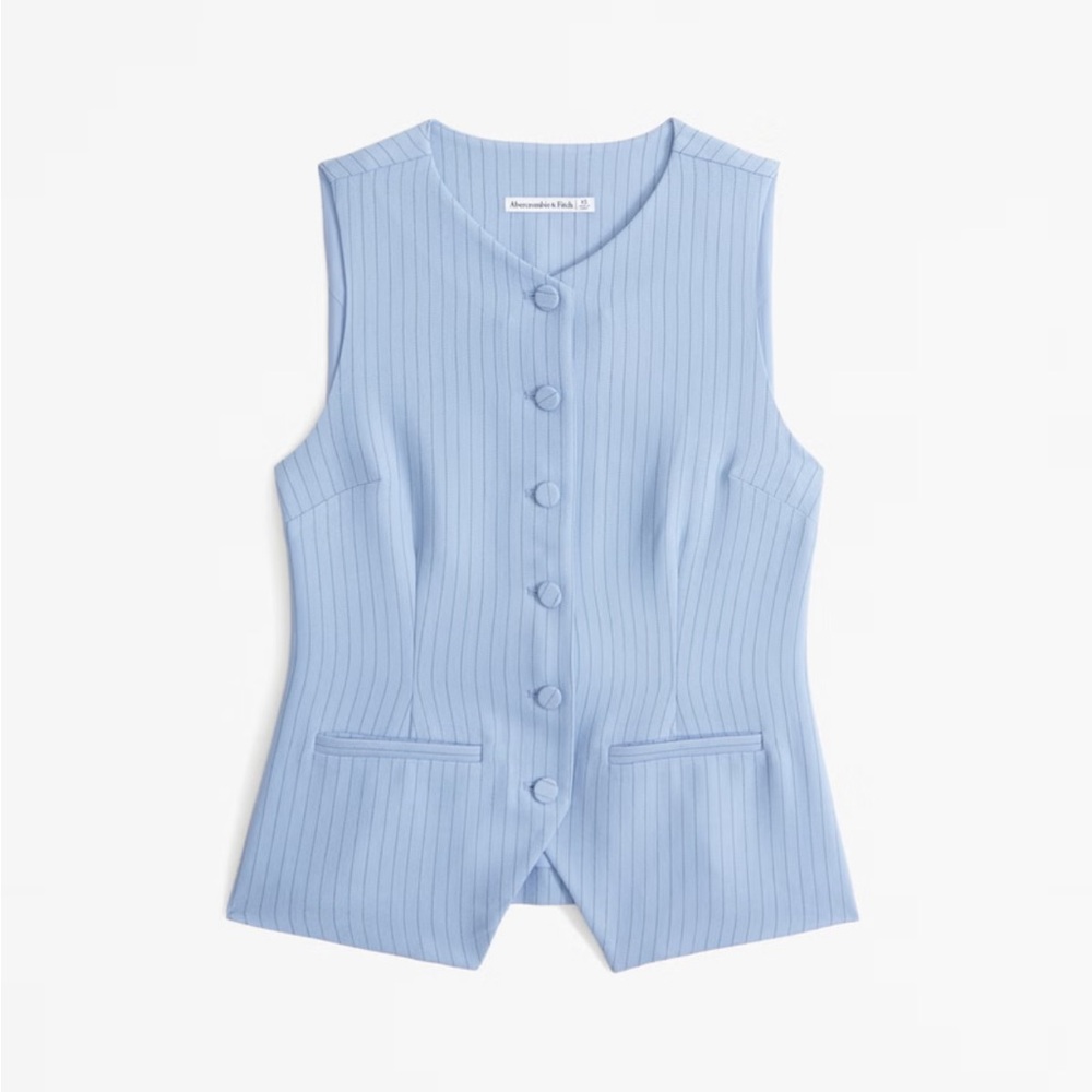 A&F long length tailored vest NWT